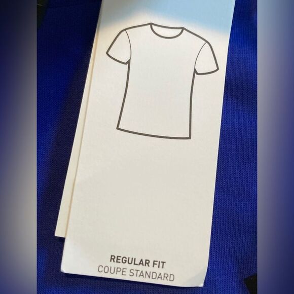 NEW Adidas Essential Men’s T-Shirt Blue Regular Fit Size M Athleisure - Picture 6 of 10